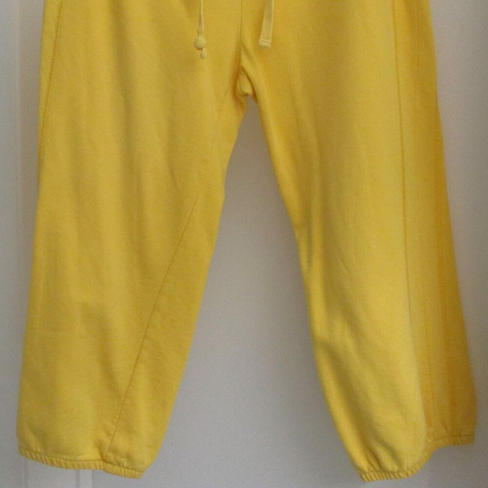 MOSSIMO SUPPLY CO. YELLOW CROP PANTS - SIZE SMALL - Picture 2 of 5